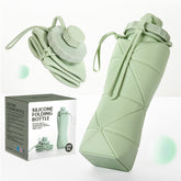 600ml Foldable Silicone Water Bottle