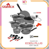 Sonex Eden Plus Die-Cast Gift Pack 20pcs: A Comprehensive Kitchen Solution - Kingbazar.pk
