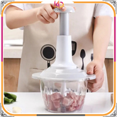 Manual Press Vegetable Chopper β Your Handy Kitchen Companion - Kingbazar.pk