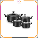 Royal Gift Set with Glass Lid – Sonex Non-Stick Cookware Set - Kingbazar.pk