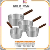 Sonex Milkpan – Metal Finish | All Sizes | Best Quality - Kingbazar.pk