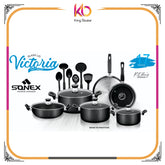 Victoria Gift Pack - Sonex 17 PCS Nonstick - Kingbazar.pk