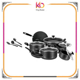 Elegant Gift Pack - Sonex Glass LID Nonstick 18 PCS - Kingbazar.pk