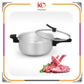 AR Wok Pressure Cooker with glass lid - Kingbazar.pk