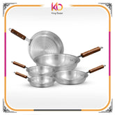 AR Commercial Fry Pan Metal Finish - Kingbazar.pk