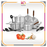 AR Family Jadeed AL Metal Finish Set 19 Pcs. - Kingbazar.pk