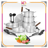 AR Family Jadeed GL Metal Finish Set 19 Pcs. - Kingbazar.pk