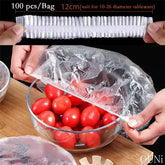 100pcs Reusable Elastic Food Covers