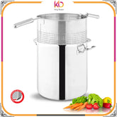 Alpha Professional Deep Fryer – Encapsulated Stainless Steel with Steel Lid - Kingbazar.pk