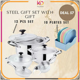 "Eid Exclusive! Sonex Mega Classic 12-PC Gift Pack + FREE 10 Plates & Stand – Limited Stock!"
