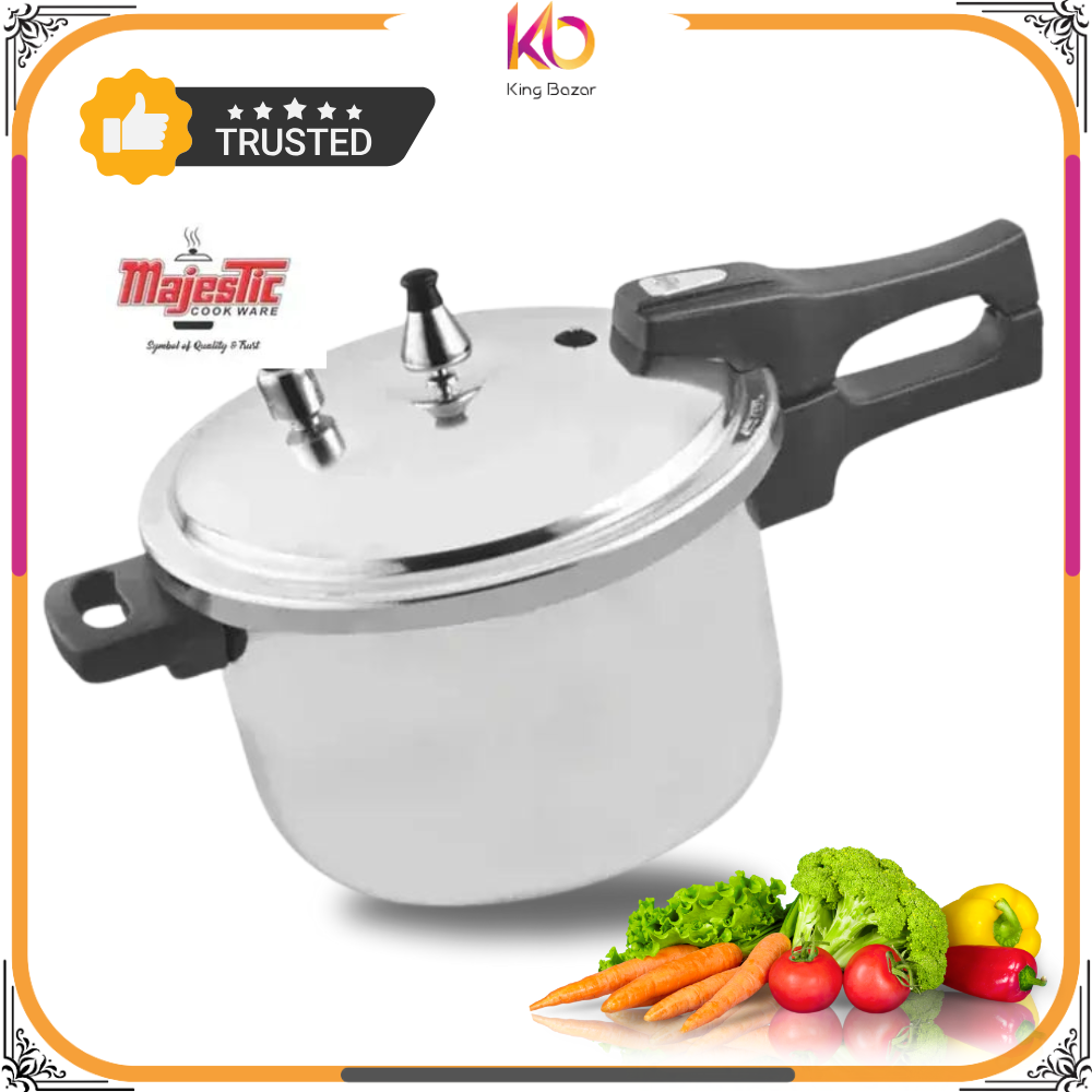 Majestic Home Pressure Cooker 3L/5L/7L/9L/11L/13L –Multi-Layer Safety, Fast Healthy Cooking