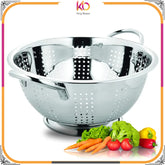 Premium Stainless Steel Rectangular Rice Strainer β Heavy-Duty Kitchen Strainer with Stable Base - Kingbazar.pk