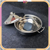 Royal Alpha Stainless Steel Hot Pot – Premium Heavy-Duty 304 Steel Hotpot with Divider - Kingbazar.pk