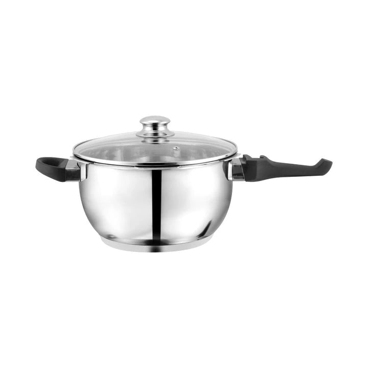 Sonex Steel Wok Pressure Cooker with Glass Lid | Ultimate Kitchen Multitasker Sonex Steel Wok Pressure Cooker with Glass Lid | Ultimate Kitchen Multitasker