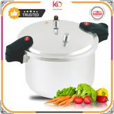 Domestic Royal Elegant Pressure Cooker | Heavy Duty Aluminum | 15L, 17L, 20L, 25L, 30L | Fast Cooking, Safe & Durable - Kingbazar.pk