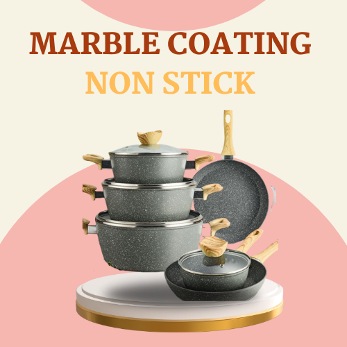 Marble Coated Nonstick