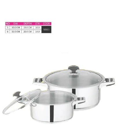 Mega Classic Set-Sonex 8PCS  22 cm, 24cm, 26cm, 28cm