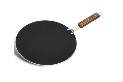 Sonex Premium Cookware Combo - 28cm Wok + 30cm Wood Handle Tawa - Ultimate Cooking Experience!