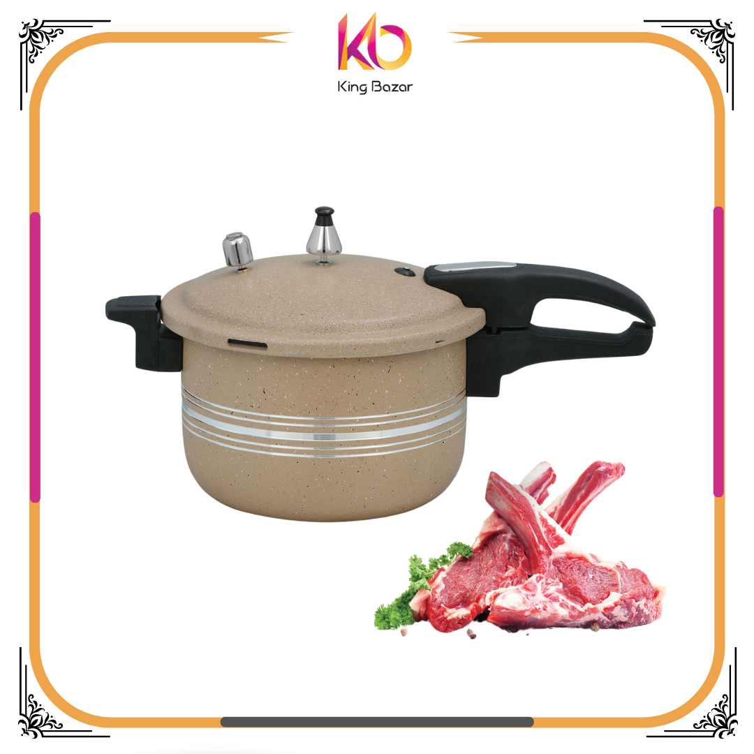 Non Stick Marble Coated Pressure Cooker for Effortless Cooking