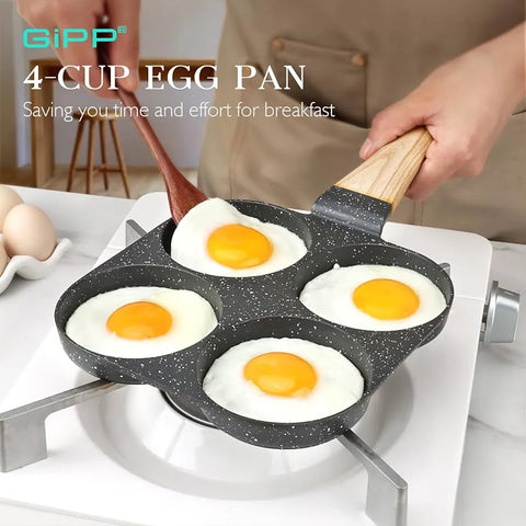 4-Cup Nonstick Egg Frying Pan