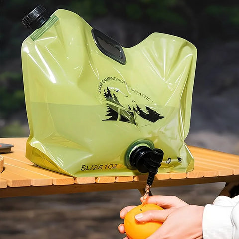 8Lilter Foldable Camping Water Bag with Spigot