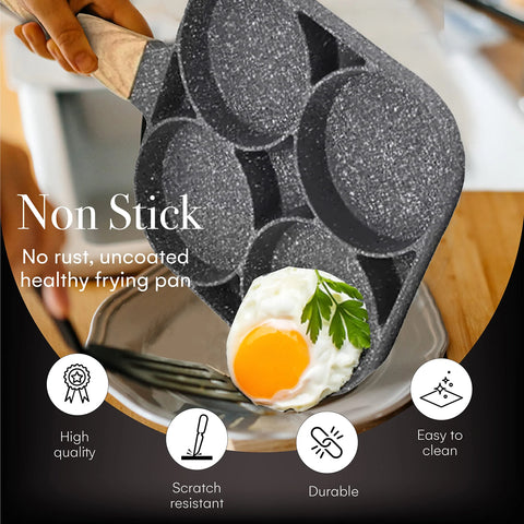 4-Cup Nonstick Egg Frying Pan