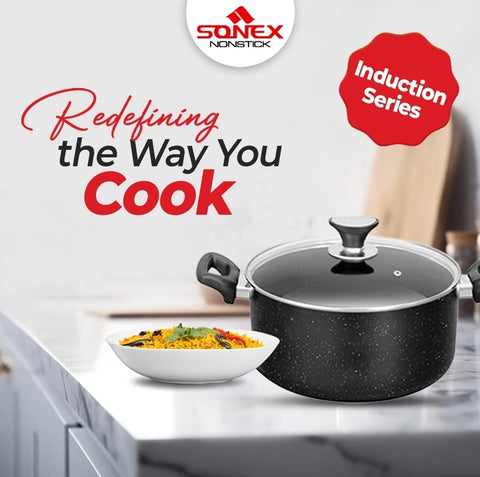 Induction Gift Set - Sonex Nonstick Marble Coated