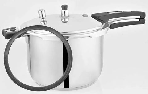 Alpha Pressure Cooker – Stainless Steel Double Bottom Heavy Weight Cooker (7L, 9L, 12L, 15L)