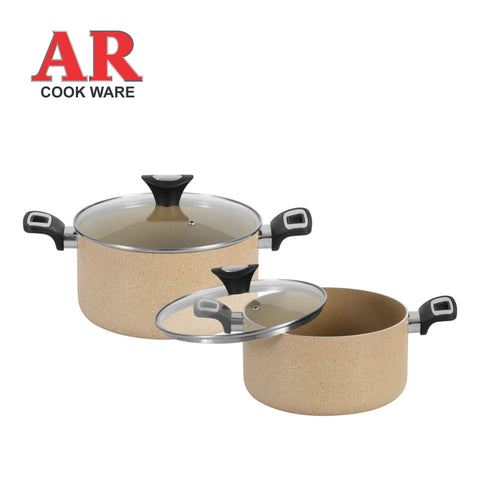 AR Non-Stick Marble Set Casserole – Premium Non-Stick Glory Pot (Leftover Stock)