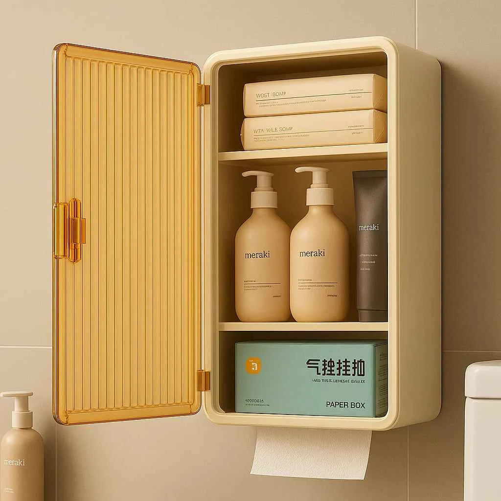 Bathroom & Kitchen Corner Cabinet – 360° Rotating