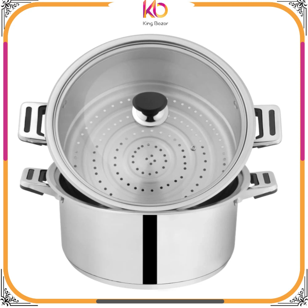 Sonex Classic Heavy-Duty Stainless Steel Steamer | Healthy & Efficient Cooking