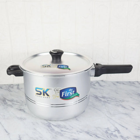 2 in 1 Diamond Pressure Cooker with Anodized Lid | Multi-Use Heavy Duty Cooker