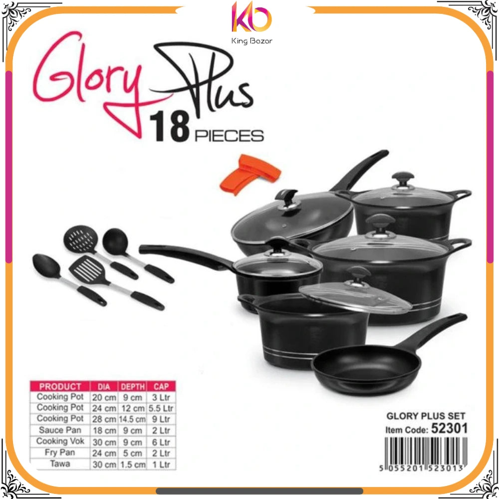 Sonex Die Cast Glory Plus Gift Set 18pcs: A Complete Kitchen Solution