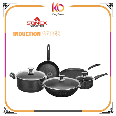Induction Gift Set - Sonex Nonstick Marble Coated