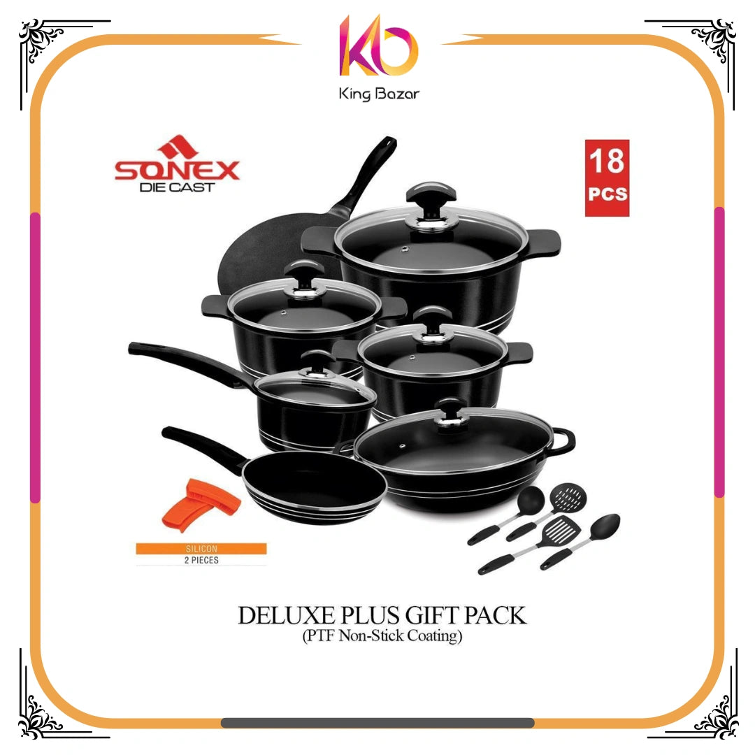 Deluxe Plus Set - SONEX Die-Cast Nonstick 18 PCS