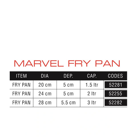 Sonex Marvel Frypan Die-Caste Nonstick