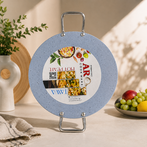 AR Nonstick Marble Coated Mega Tawa Heavy Weight 35 CM
