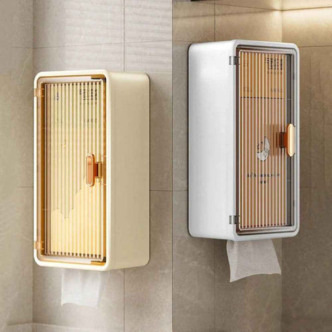 Bathroom Suction Storage Box – Wall Mounted Organizer