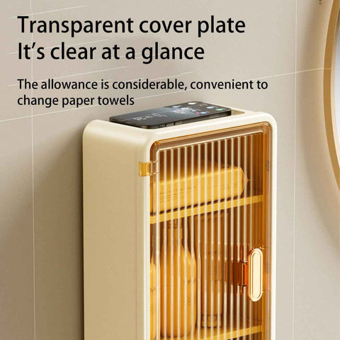 Bathroom Suction Storage Box – Wall Mounted Organizer