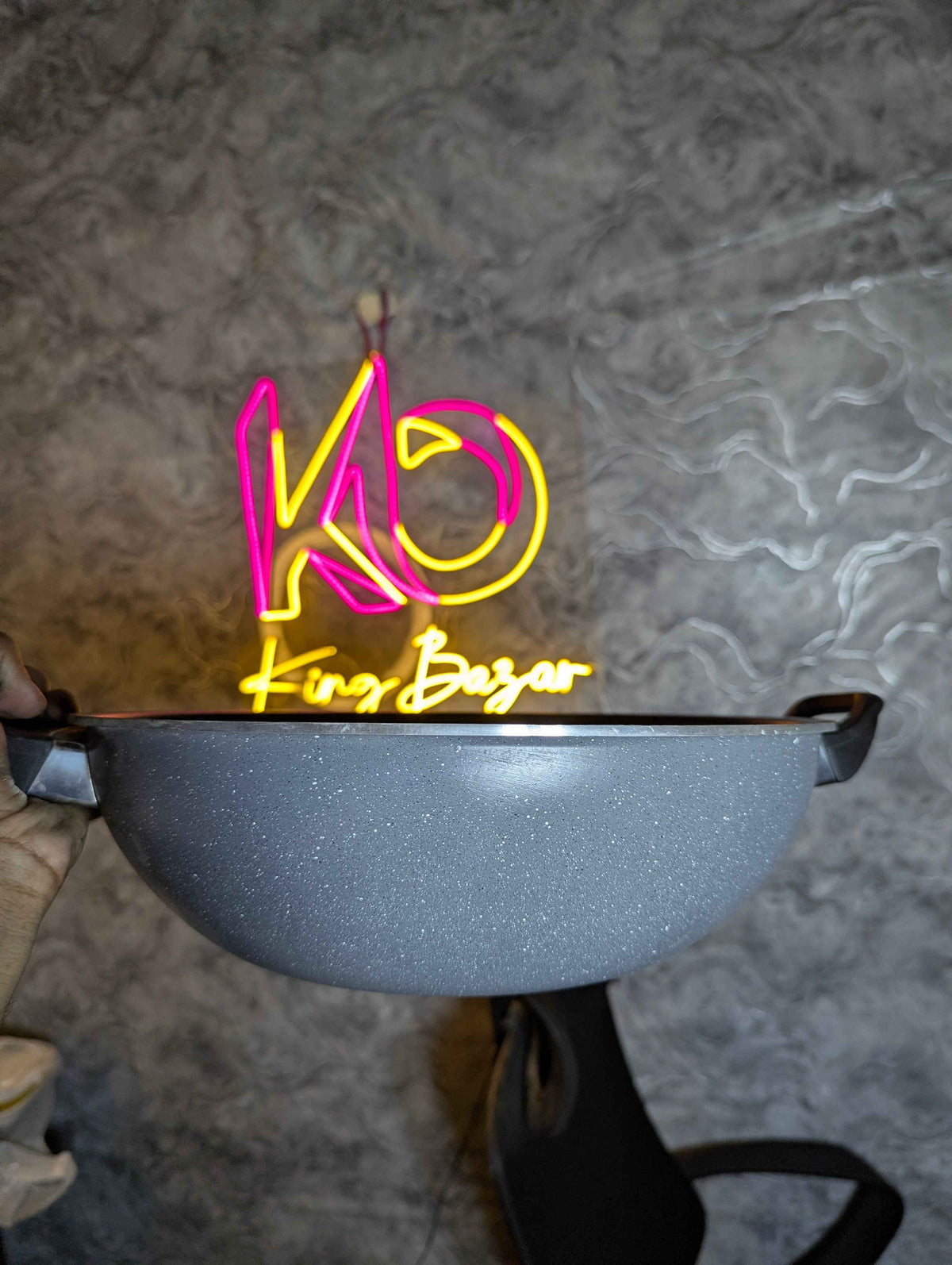 Sonex Classic Nonstick Marble Coated Pots & Wok Pans with Lid Loose Items with Minor Faults