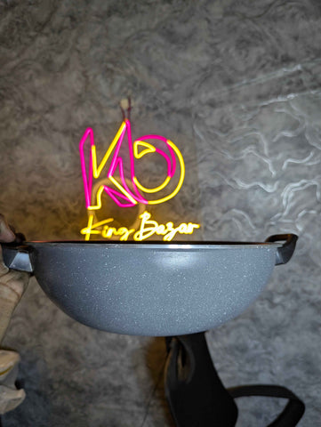 Sonex Classic Nonstick Marble Coated Pots & Wok Pans with Lid Loose Items with Minor Faults