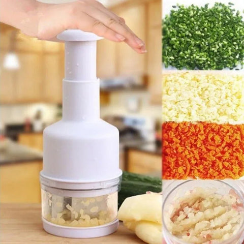 Stainless Steel Hand Press Food Chopper