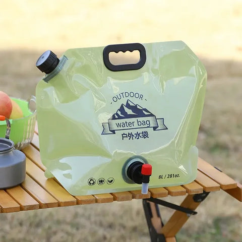 8Lilter Foldable Camping Water Bag with Spigot