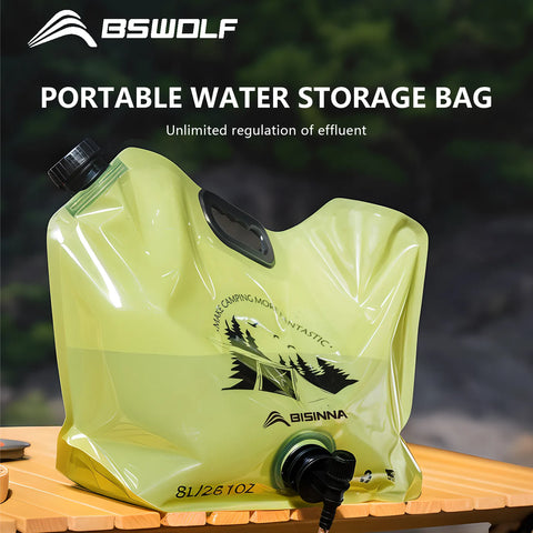 8Lilter Foldable Camping Water Bag with Spigot