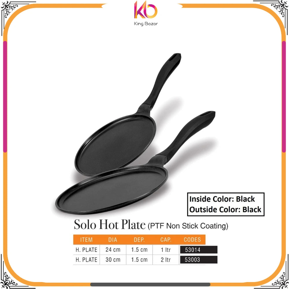 Solo Hot Plate – Sonex Die-Cast Non-Stick Fry Pan (24cm & 30cm)
