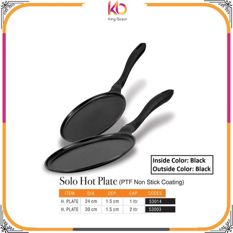 Solo Hot Plate – Sonex Die-Cast Non-Stick Fry Pan (24cm & 30cm)