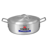 Sonex Flat Karahi Set – Metal Finish: A Versatile Kitchen Essential