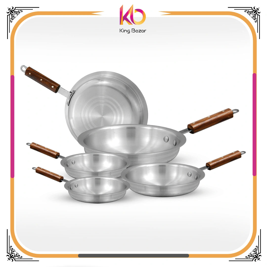 AR Commercial Fry Pan Metal Finish