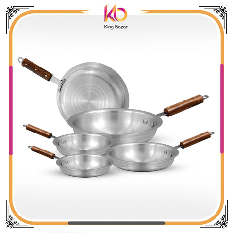 AR Commercial Fry Pan Metal Finish