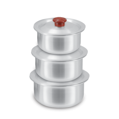Baby Handi Set – Pack of 6 Aluminum Mini Cooking Pots for Baby Food | Safe, Durable & Non-Toxic